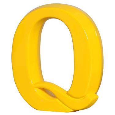 Imagem de Letra Q Grande Ceramicas Pegorin Amarelo