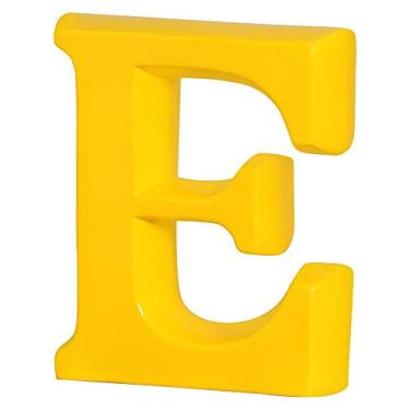 Imagem de Letra E Grande Ceramicas Pegorin Amarelo