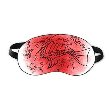Imagem de Japan Culture Goldfish Ilustration Sleep Eye Shield Soft Night Blinfold Shade Cover