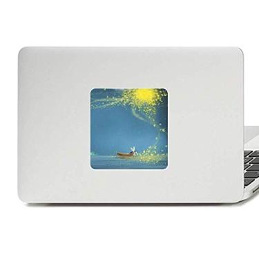 Imagem de Adesivo de vinil para laptop com luz noturna silenciosa barco fada fada decoração de PC