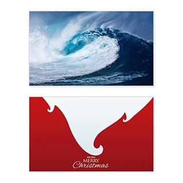 Imagem de White Wave Sea Water Science Nature Picture Holiday Merry Christmas Parabéns Card Christmas Letter Message