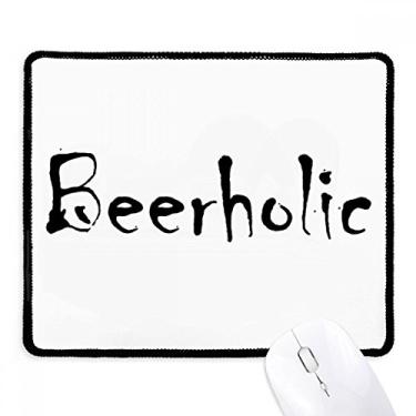 Imagem de Mousepad de borracha elegante com borda costurada