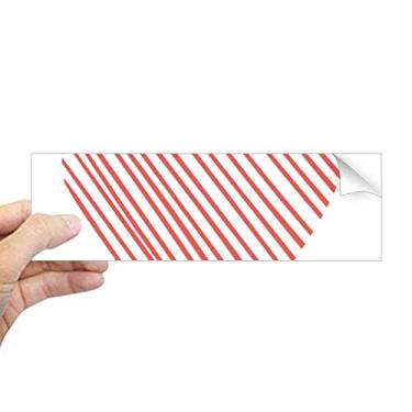 Imagem de DIYthinker Adesivo de para-choque retangular com desenho de coração vermelho para dia dos namorados