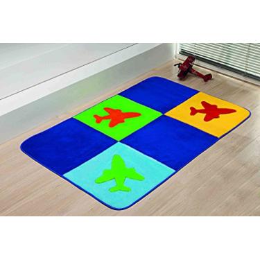 Imagem de Passadeira Big Premium Avião Guga Tapetes Azul Royal