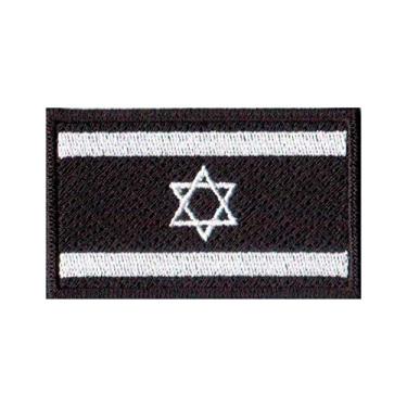 Imagem de Patch Bordado - Bandeira De Israel BD50052-329 Termocolante Para Aplicar