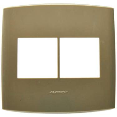 Imagem de Placa 4X4 4 Módulos, Alumbra, Bliss 4730, Cinza Montanha