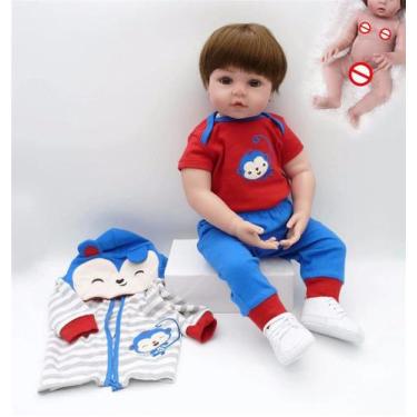 Boneca Bebê Reborn Anny Doll Menino Cotiplás em Promoção é no Buscapé