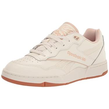 Imagem de Reebok Tênis de basquete feminino BB 4000 II, Giz vintage/Ecru/Goma macia, 12.5