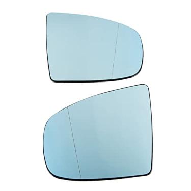 Imagem de Vidro do espelho da asa da porta do carro aquecido esquerda direita azul substituição, para bmw x6 e71 e72 2008-2014/x5 e70 e70 lci 2007-2013