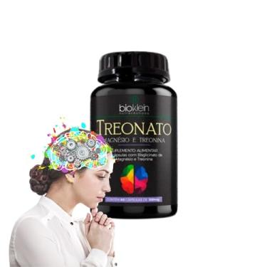 Imagem de Treonato - 260mg Magnésio e 220mg Treonina - 60 Cápsulas Bioklein