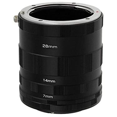 Imagem de Conjunto de tubos de extensão Macro Fotodiox compatível com câmeras Nikon F Mount para fotografia de close-up extremo