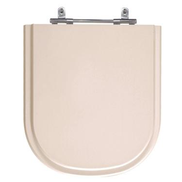 Imagem de Assento Sanitário Vogue Plus Amendoa Tampa para Vaso Deca em Madeira Laqueada