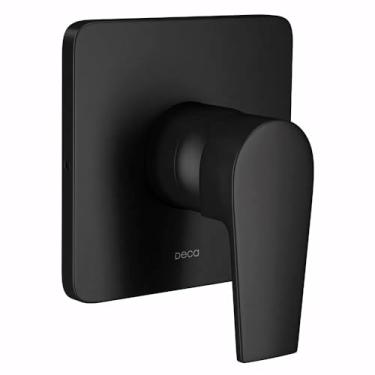 Imagem de Acabamento Monocomando de Chuveiro para Alta e Baixa Pressão Level Black Matte Deca
