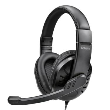 Imagem de HEADSET GAMER LINE ESTEREO DRIVER 40 MM ERGONOMICO CABO 1,8M PRETO LETRON