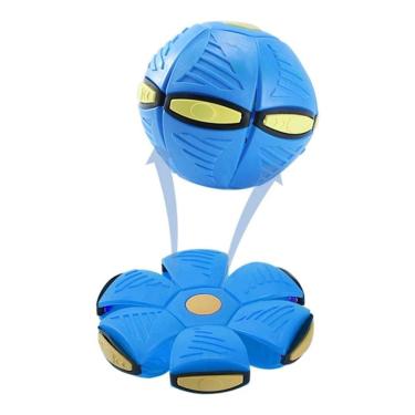 Imagem de Bola Disco Voador Brinquedo Mágico Ar Livre Cachorro Maluco Pular Brincar Discoboll Crianças Kids
