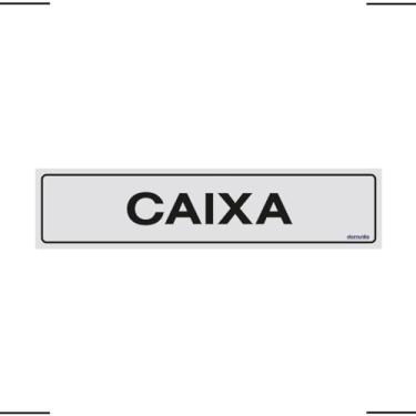 Imagem de Placa De Sinalização Caixa 30x7 Ekomunike - B-501 F9e