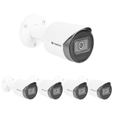 Imagem de Kit 5 Câmeras IP 2 Megapixels Full HD 30m Starlight VIP 3230 B SL G3 Intelbras