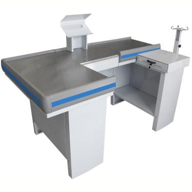 Imagem de Checkout Leve De 1,80M Mesa Reta Com Kit e Furação Para Balança Innal