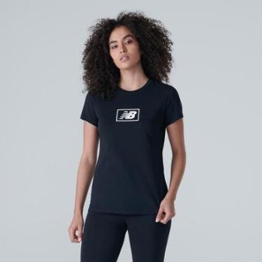 Imagem de Camiseta New Balance Essentials Logo Feminina-Feminino