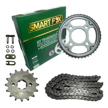 Imagem de Kit relação/transmissão cg 150 2004 á 2015 com retentor