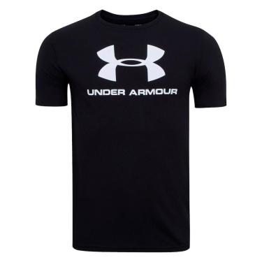 Imagem de Camiseta Under Armour Treino Sportstyle Logo Masculino - Preto-Masculino