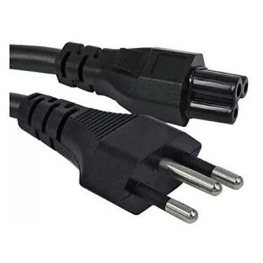 Imagem de Cabo De Força Energia Para Fonte Notebook Tripolar Padrão Br