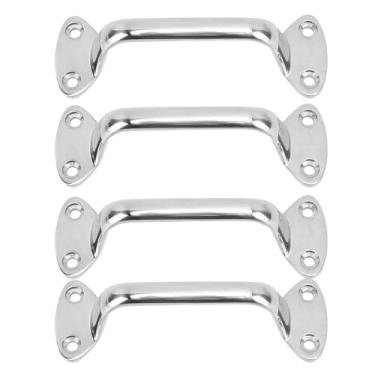 Imagem de Maçaneta Porta Com Presilha Marítima | Corrimão de Barco Em Aço Inoxidável 316 para Iates | Grande Alça ab Marinha para Iates Comerciais Infláveis