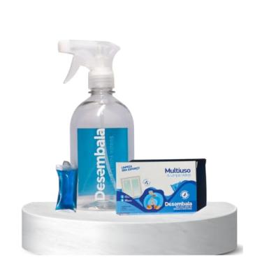 Imagem de Multiuso e Limpa Vidros Limpador 2 produtos em 1 - Desembala. Rende 500ml. Cruelty Free. Veganos. Alto rendimento. Biodegradável.