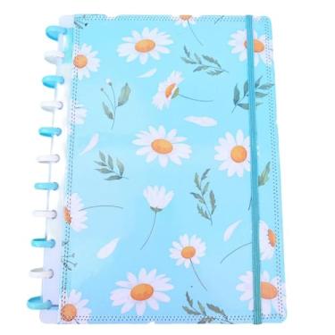 Imagem de Caderno Sistema de Disco Inteligente Coleção Virtudes - Flores (GRANDE - Universitário)