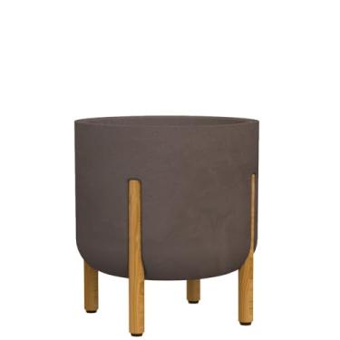 Imagem de Vaso Cilindrico Decore 33 Preto Ardósia - Japi