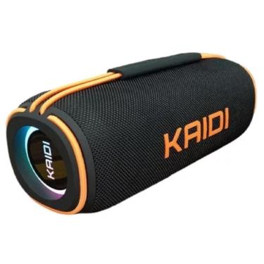 Imagem de Caixa De Som Bluetooth RGB Estéreo Portátil Kaidi 60w Preto-Unissex