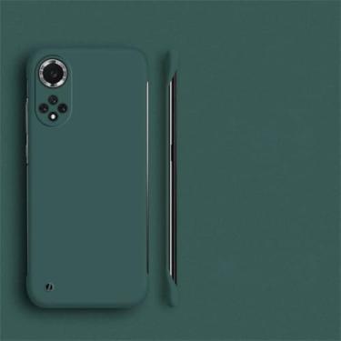 Imagem de Capa ultrafina sem moldura para PC para Huawei P30 P40 P50 P60 Pro Lite Mate 50 Pro Nova 5T 10 9 Pro 4G 5G Gradiente Matte Phone Cover, Verde escuro, para Nova 10 Pro