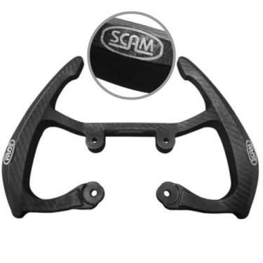 Imagem de Alça Esportiva Scam Fiber Force Cg125/150/160 2014+ (Exceto Cg160 Tita