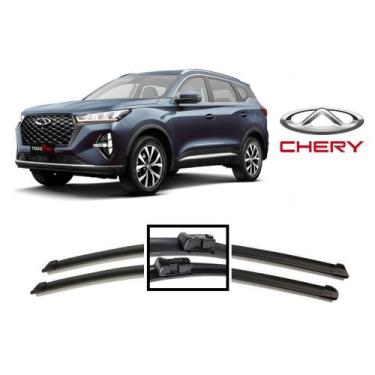 Imagem de Par De Palhetas Para Limpador Parabrisa Dianteiro Chery Tiggo 7 2019 2