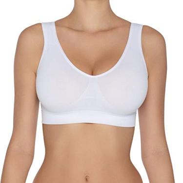 Imagem de Top Hanes Alças Largas sem Costura 5762 Branco - P