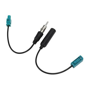 Imagem de Adaptador Aéreo de Antena Automotiva Universal Fakra z para Din Plug Conector Cabo Estéreo Hd Cd Media Player Receptor para Veículos