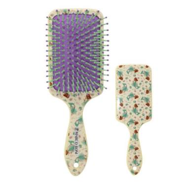 Imagem de Escova De Cabelo Raquete Coleção Disney Sereia Marco Boni, Bege
