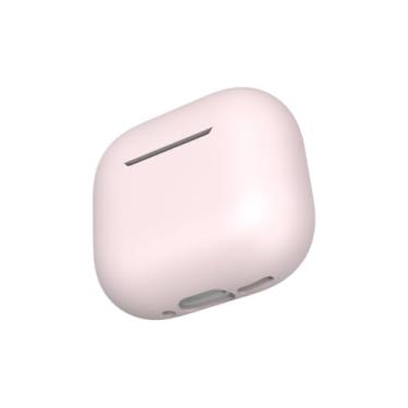 Imagem de 2 pacote 2024 novo caso para airpods 4 fone de ouvido capa silicone protetor sem fio acessórios,Pink