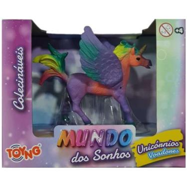 Imagem de Unicórnio de Brinquedo Coleção Mundo dos Sonhos Toyng, Lilás