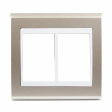 Imagem de Placa refinatto 4x4 6 posições concept branco/champanhe  - weg