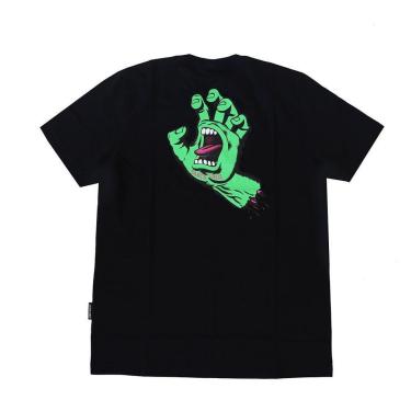 Imagem de Camiseta Santa Cruz Screaming Hand SS - Preto/Verde-Masculino