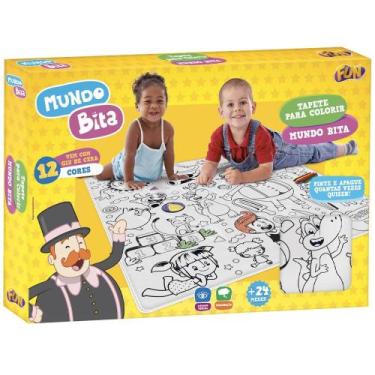 Imagem de Mundo Bita Tapete De Colorir Com Giz - Fun Divirta-se