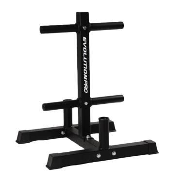 Imagem de Suporte de Chão para 2 Barras e 2 Posições de Anilhas