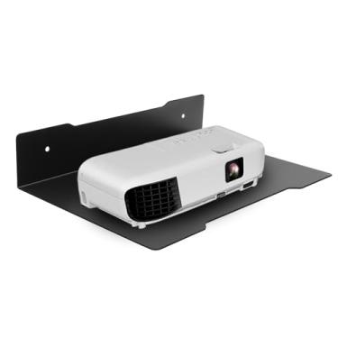 Imagem de VinBee Prateleira para projetor, prateleira flutuante de parede, suporte para projetor, prateleira, roteador, caixa de armazenamento, modem e cabos