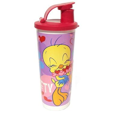 Imagem de Tupperware 473 ml Flip Top Tumbler Tweety Bird Design