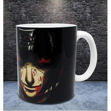 Imagem de Caneca Branca Personalizada Uchiha Itachi - GMH Prod. Serv. e Repr.