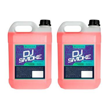 Imagem de 2x Fluidos De 5 Litros Dj Smoke Para Máquinas De Fumaça - LUMINOS