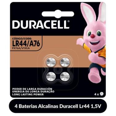 Imagem de Baterias Alcalinas Duracell LR44 4 Unidades 1,5v
