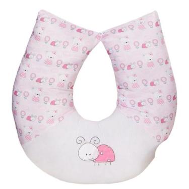 Imagem de Almofada Amamentação Amiguinhos Bordada para Bebê - Miguel Baby Enxova