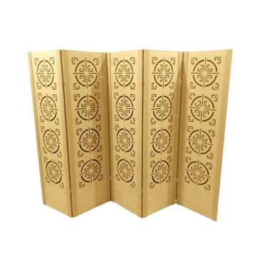 Imagem de Biombo 006 INDIANO de 5 Folhas sem Pezinhos - ComercialMasul